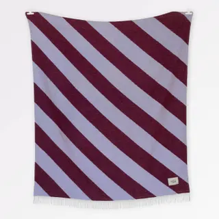Kuscheldecke Stripes Lila